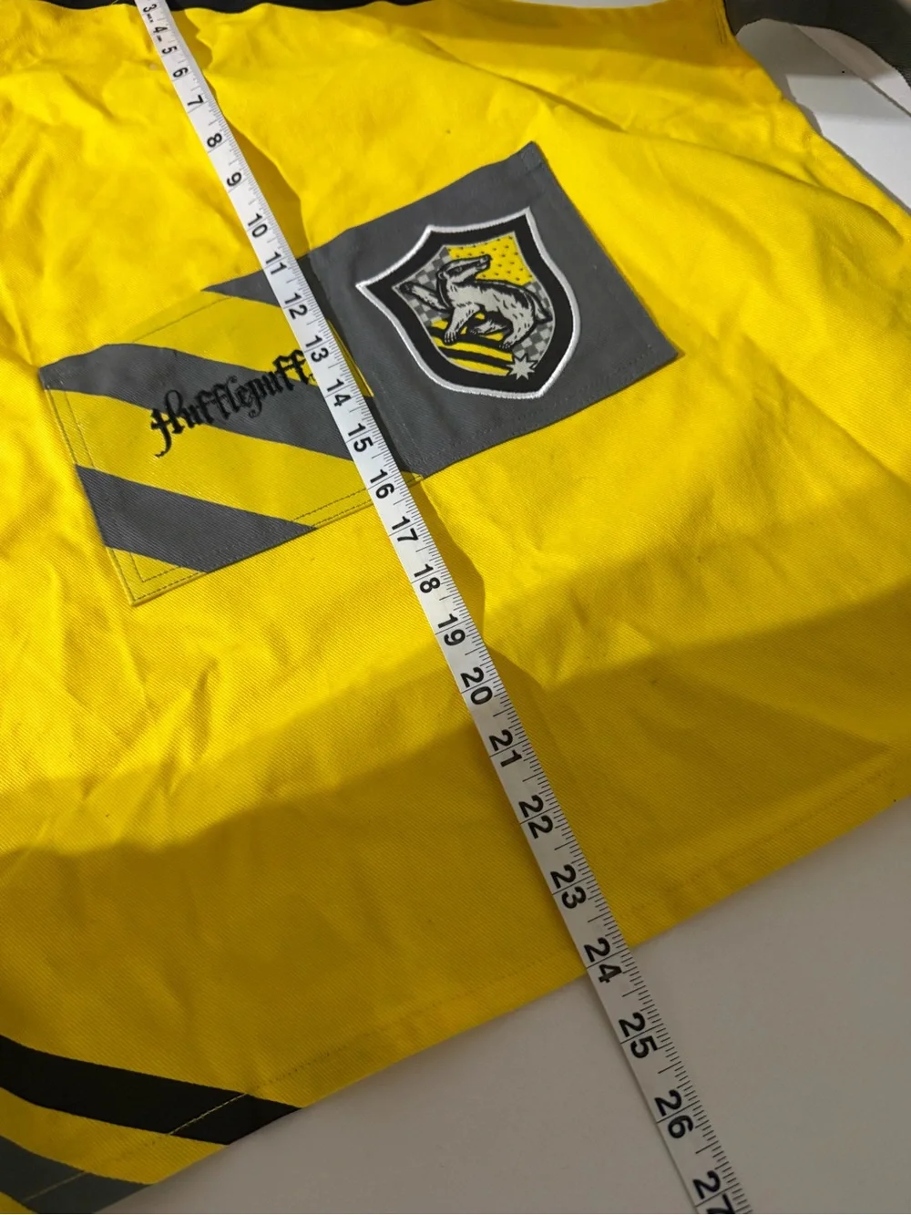Williams Sonoma Yellow and Black Kids Superhero Apron